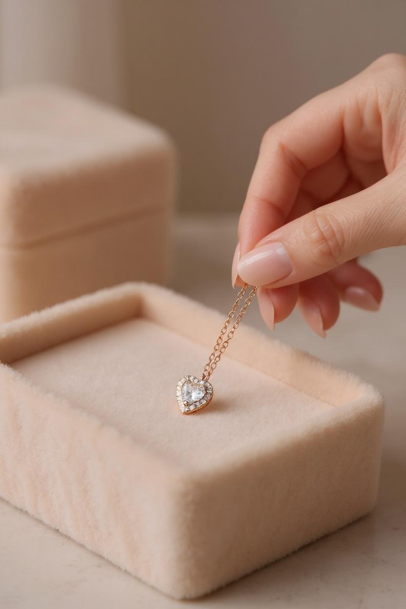 Collier Cœur Éclatant