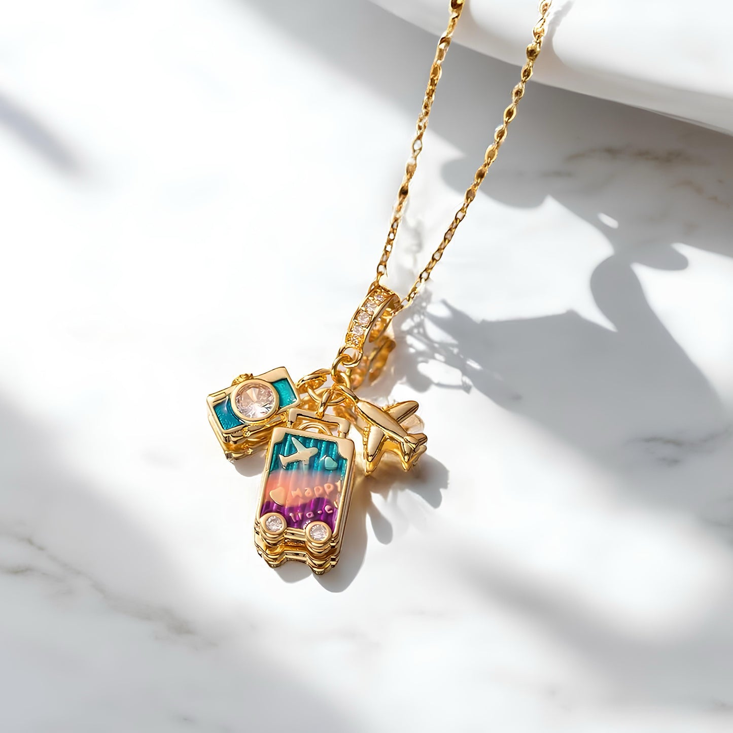 Collier Voyage Doré