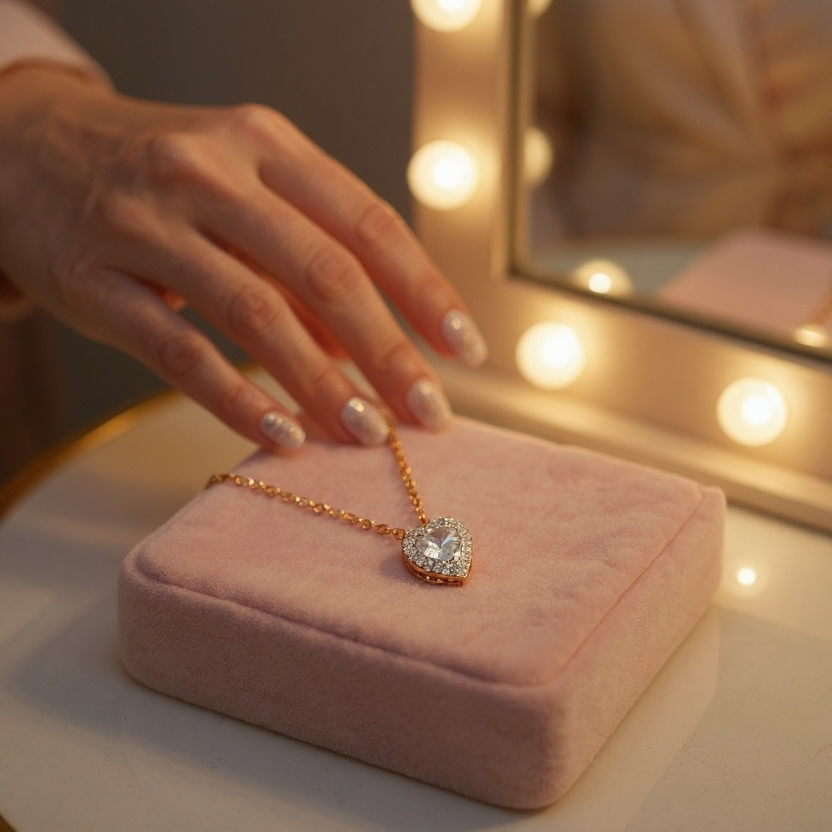 Collier - Cœur Éclatant