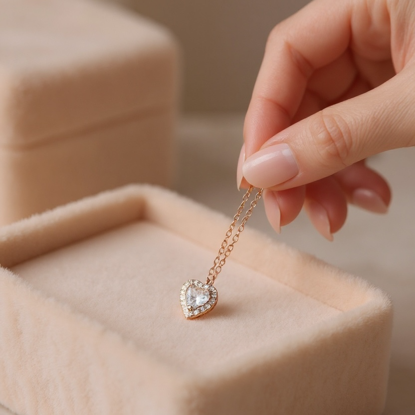 Collier - Cœur Éclatant